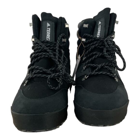 Adidas Terrex Snowpitch C. Hiking Boots Men Size 11 Leather Suede Lace Up Shoes - Picture 5 of 13